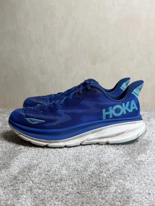 Hoka One One Women’s Clifton 9 Sneaker Shoes Running in Evening Sky Blue 10B - Image 4