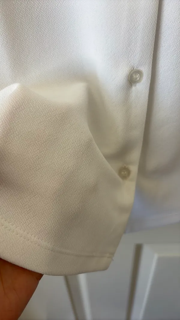 Calvin Klein White Blouse - Image 3
