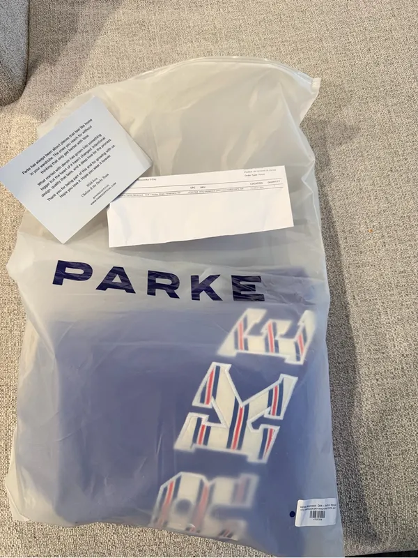 NIB Parke coastal Americana Varsity Mockneck size S/M relaxed fit - Image 4