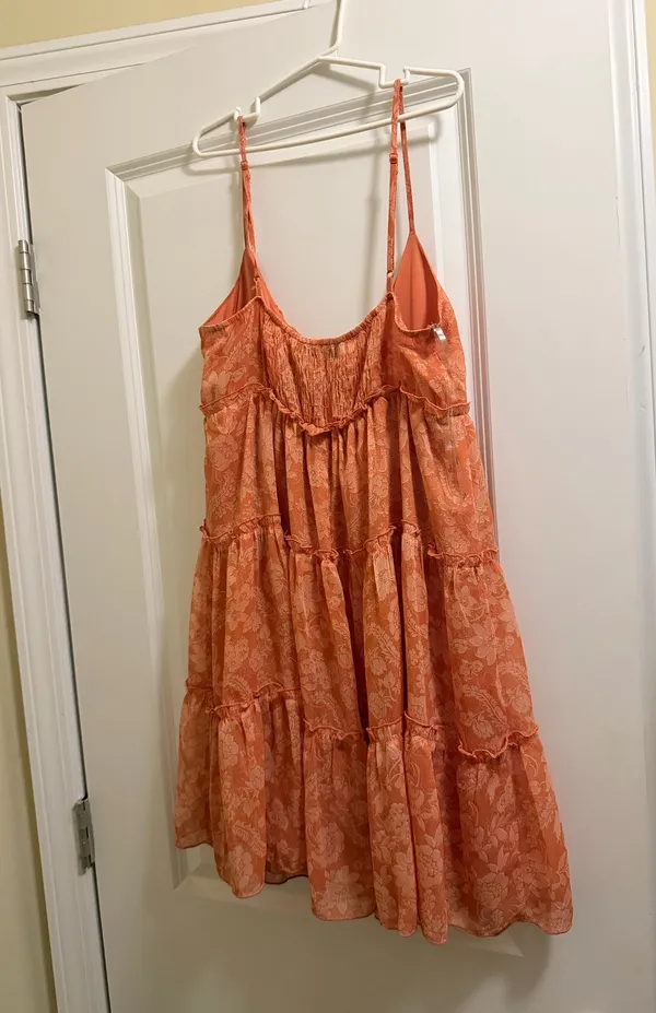 Trixxi Orange floral dress - Image 2