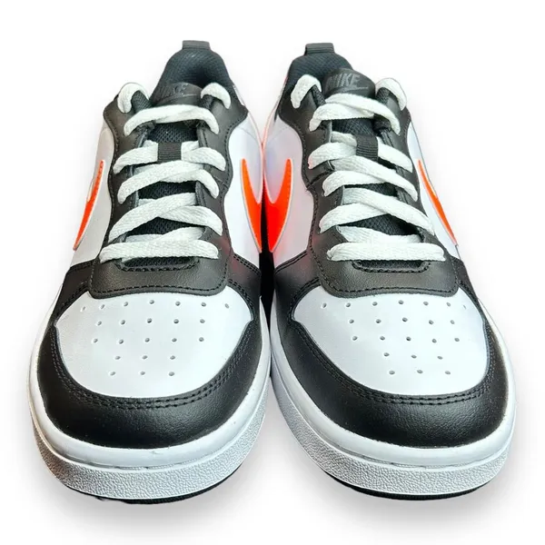 Nike Court Borough Low 2 (GS) BQ5448-115 Size 6.5Y/8 Women White/Black‎ Sneaker - Image 2