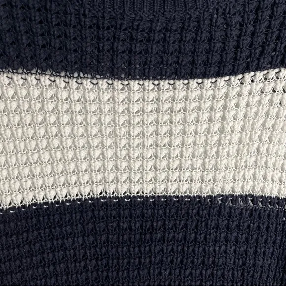 American Eagle Jegging Sweater Women’s Size‎ Medium Striped Knit Cozy Nautical - Image 3