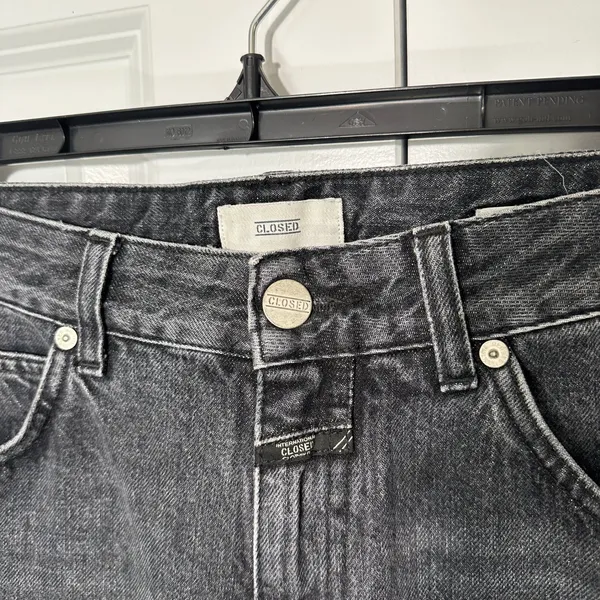 Closed‎ Jay Jeans Womens 28 Black Candiani Italian Denim Straight Leg Boyfriend - Image 3