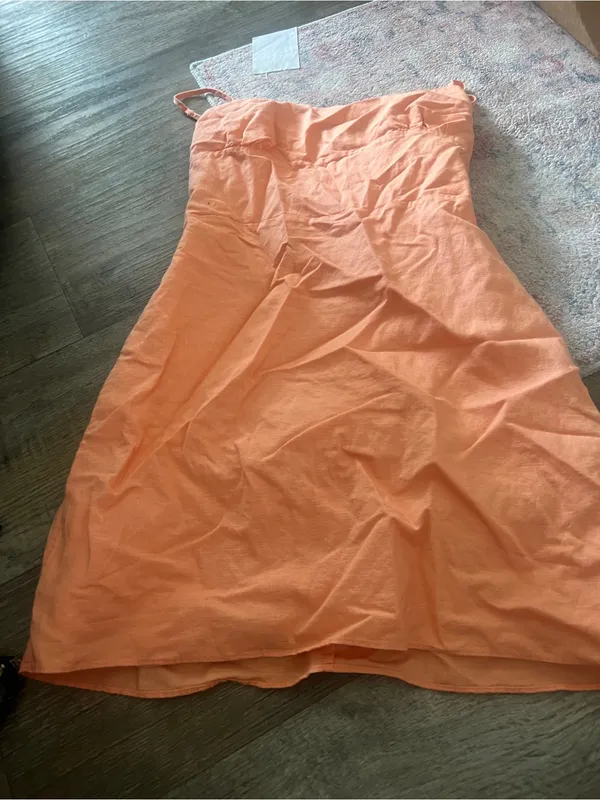 Aritzia Sunday Best QUAINT DRESS - Apricot - Image 13