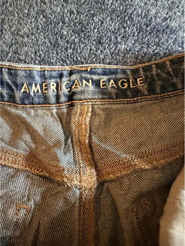American Eagle Distressed Denim Cutoff Shorts - Image 3