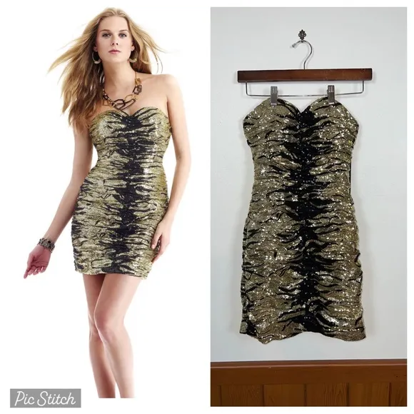 Gorgeous New COLORS Sequin Prom Dress! - Image 2