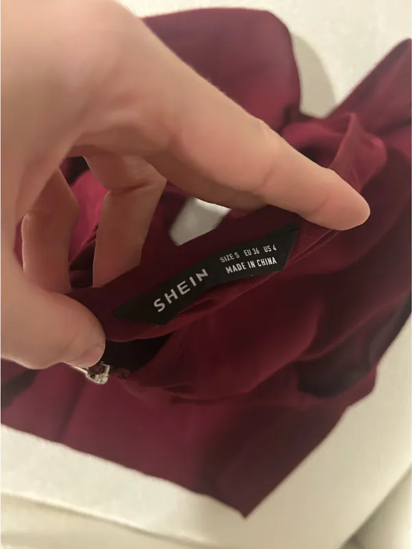Shein Burgundy Top  - Image 3