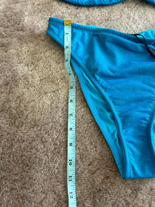 Triangl Vinca marina Blue Sparkle Bikini - Image 4