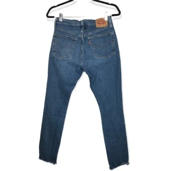 Levi’s 501 Skinny Jeans Distressed High Rise Size 26 - Image 9