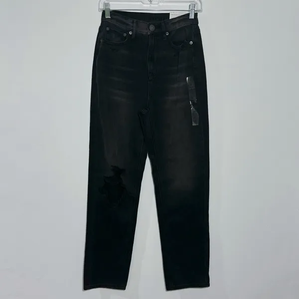NWT American Eagle Comfort Stretch Waistband Highest Rise 90's Boyfriend‎ Size 0 - Image 2