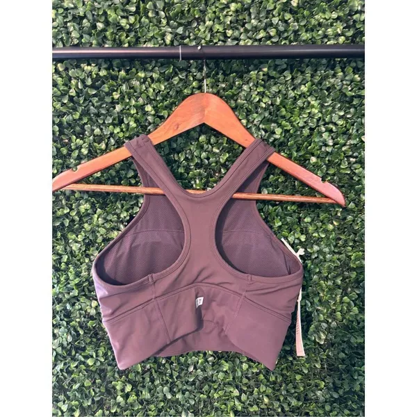 Enavant Envt Piper Bra Top Sz Small Nwt Dark Brown Padded - Image 4