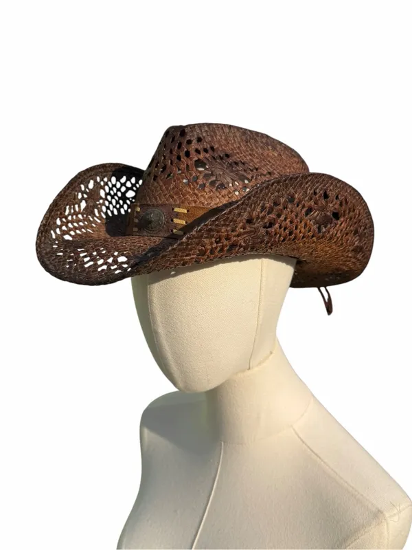 Bullhide Run A Muck Young Love Brown Toyo Straw Cowboy Hat Western Ranchcore - Image 2
