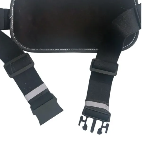 Marika Slim Waist Pack Black Running Belt Pouch Fanny Pack Adjustable Reflective - Image 4