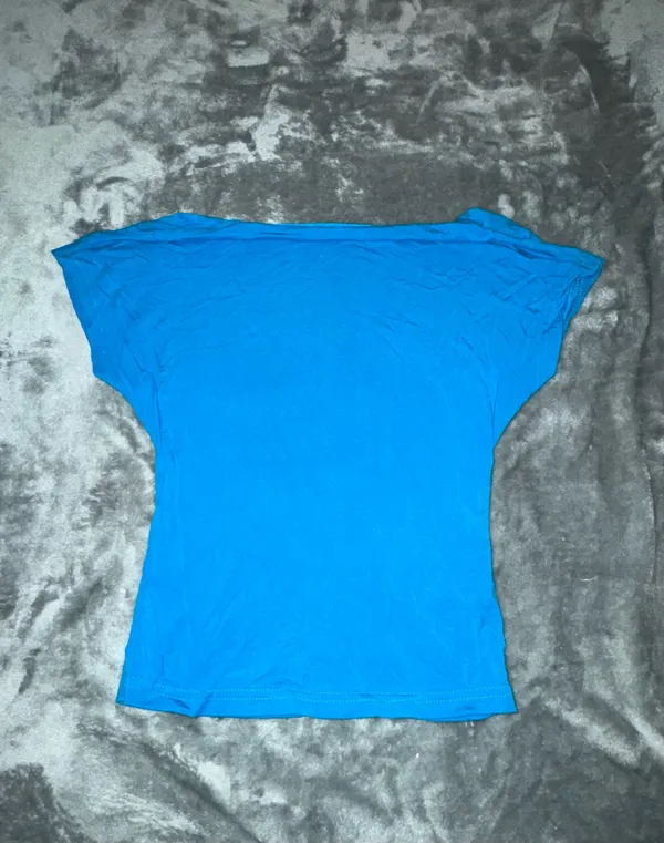 BLUE BACKLESS TOP Size XS - Image 2