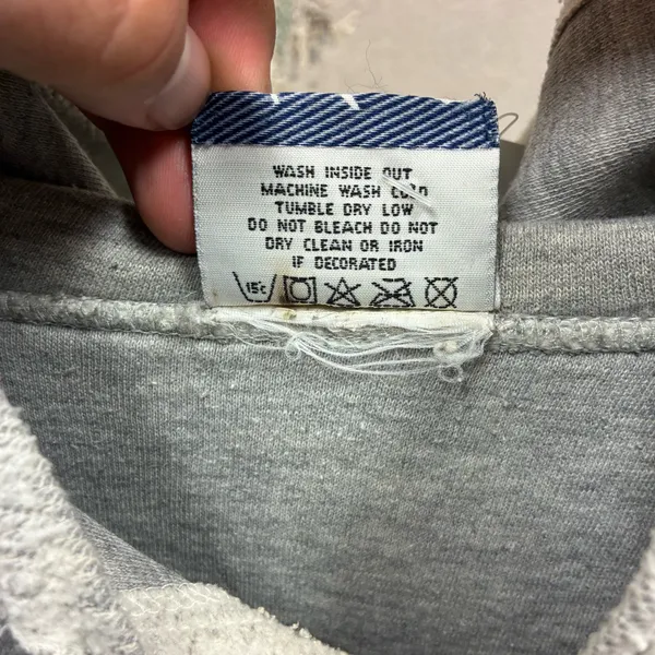 Lee Sport Vintage 90s Green Bay Packers Embroidered Gray Hoodie Sweatshirt Y2K - Image 3