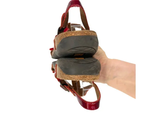 Dr. Andrew Weil Sonora Sandals Red Patent Leather Comfort Size 40 EU 9 US - Image 10