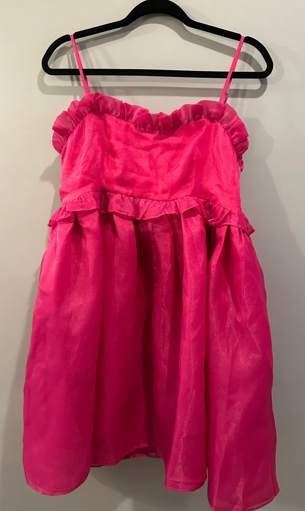 BiBi Puff Babydoll Ruffle Dress - Image 4