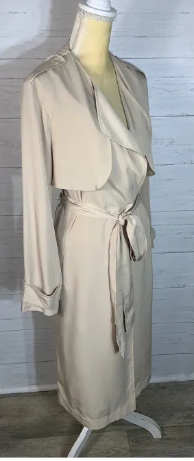 Ro & De Tan Lightweight Trench Coat size M - Image 6
