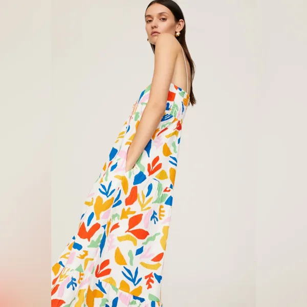 Show Me Your Mumu Long Weekend Maxi Dress Primary Paradise size Medium M - Image 3