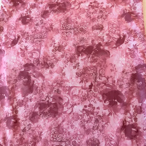Full Tilt Fairycore Tube Maxi Dress Womens XL Pink Floral Strapless Slit Y2K - Image 13