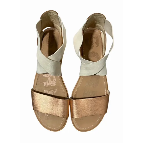 SOREL Ella Leather Sandal Natural Rose‎ Gold Women's Size 9.5 - Image 5