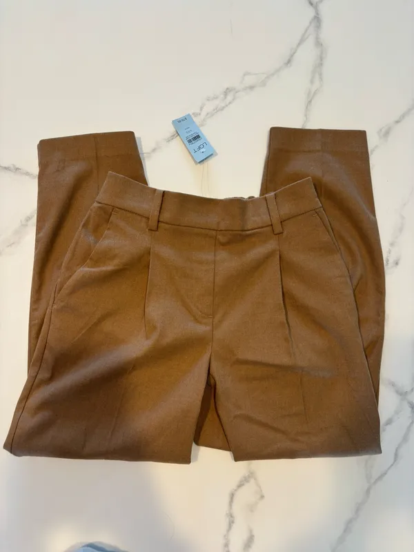 LOFT barrel leg dress pants petite - Image 3