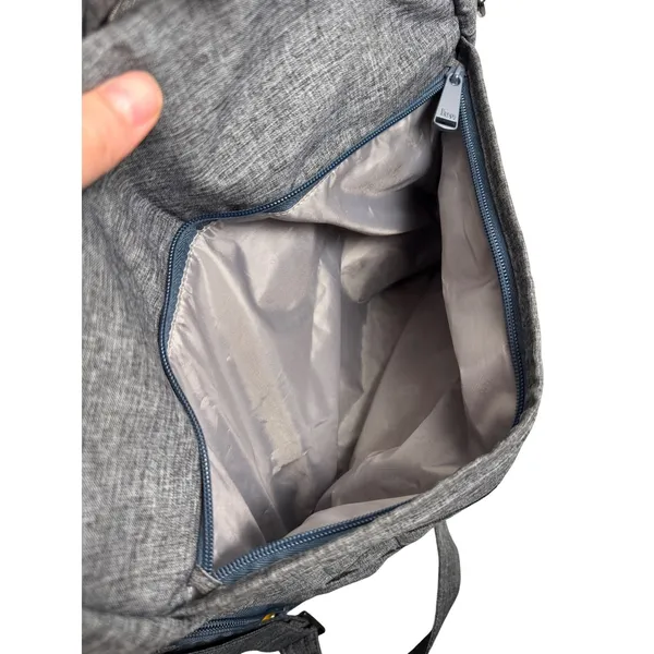 Lug Boxer Overnight Athletic Gym Bag Heather Grey Quilted Travel Shoe compartmen - Image 12