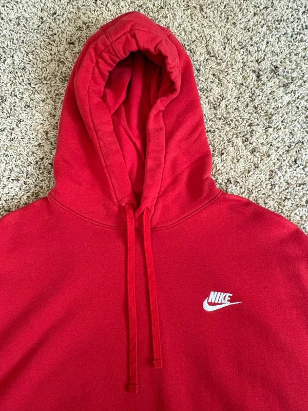Red Nike Sweatshirt Hoodie - Image 3