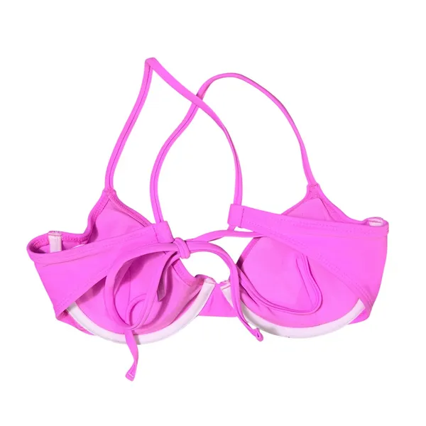 NWOT Sports Illustrated Womens X-Back Underwire Bikini Top Pink Medium - Image 5