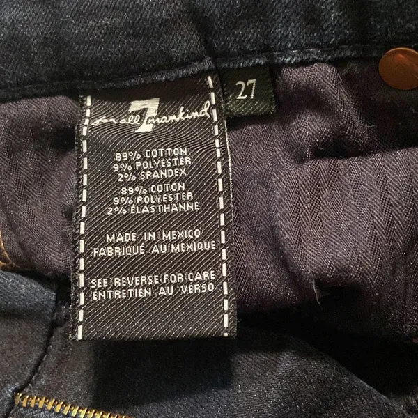 7 For All Mankind Kimmie Bootcut Darkwash Jeans - Image 7