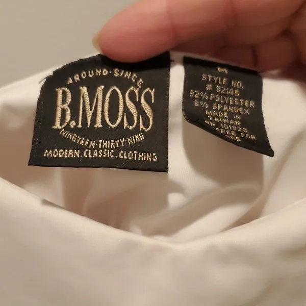 𝅺B.Moss Short Cami Size M White Size M - Image 3