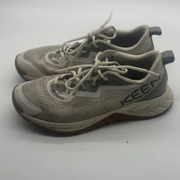 KEEN WK400 Walking Shoes Womens 9 Fawn Pink Peacock Low Top Sneakers - Image 4