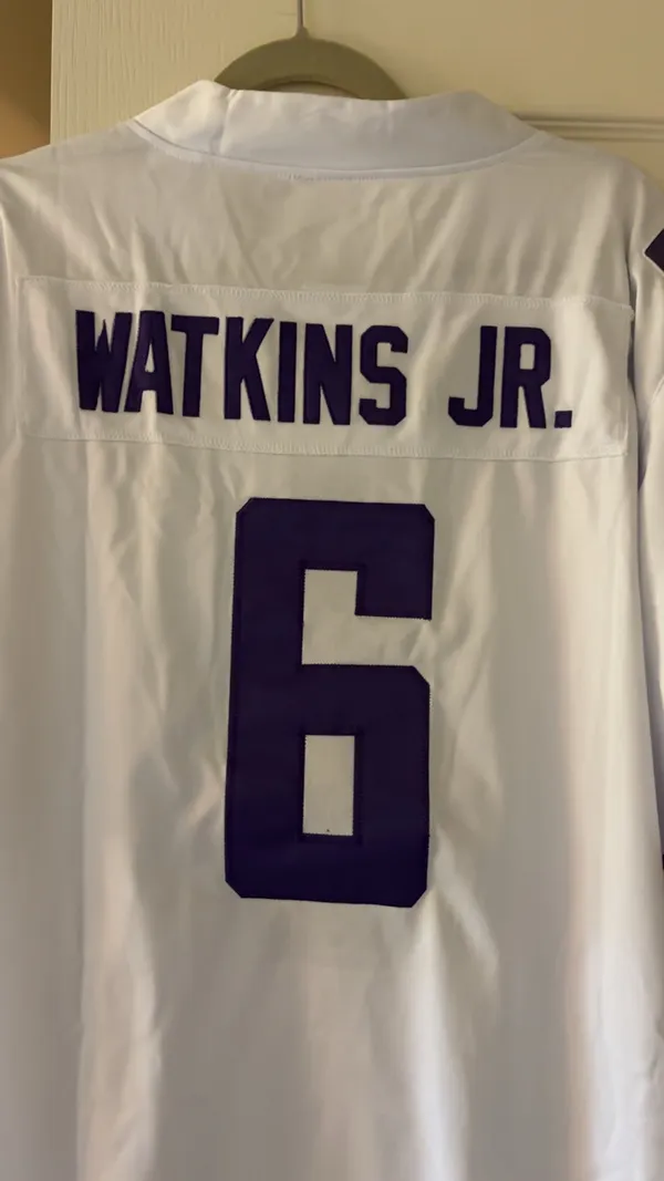 LSU White Jersey Size M - Image 4