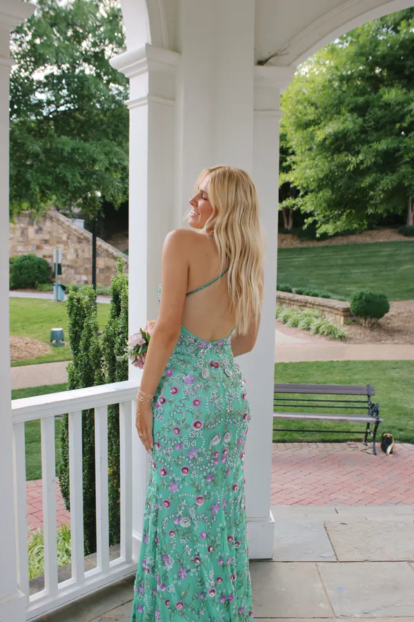 Formal dress Green Size 2 - Image 2
