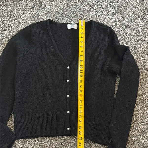 Old Navy Black Button-Up Cardigan - Image 2