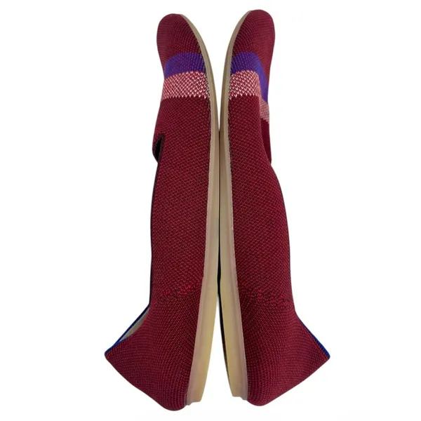 Rothy's Garnet Reflective Stripe Loafer Limited Edition Size 9.5‎ - Image 4