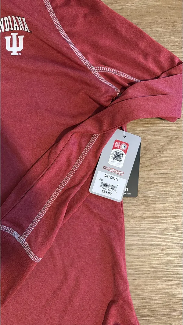 Indiana University Colosseum Quarter-Zip Top Jacket - Image 3