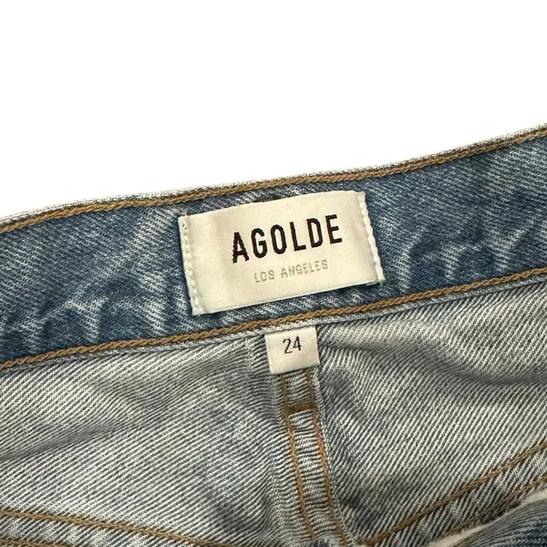 AGOLDE Riley Hi-Rise Straight Crop Jean 24 - Image 4