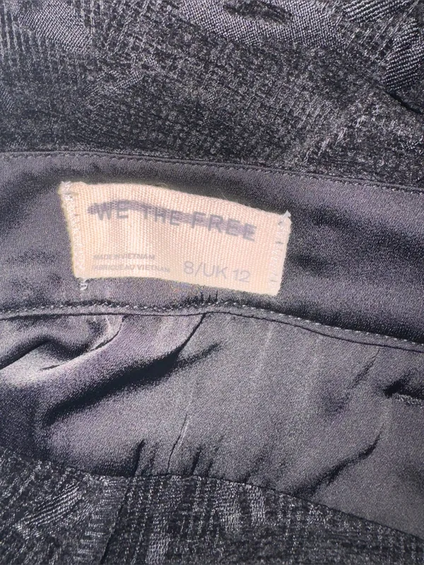 We the Free Floral Burnout Velvet Flare Pants Size 8 NWOT - Image 4
