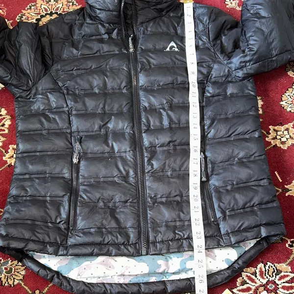 Gerry Weber Black Puffer Jacket Size Small Lightweight *tiny‎ tear unnoticeable - Image 10