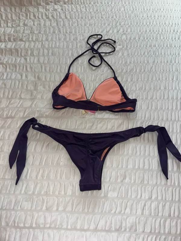 Victoria's Secret Purple Tie-Side Bikini Set - Image 2