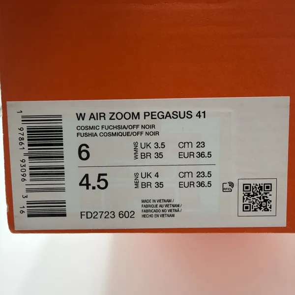 Nike Pegasus 41 Running Shoes Womens Size 6 NWB no Lid FD2723-602 - Image 6