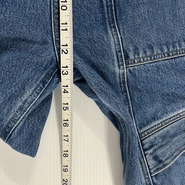 AGOLDE Women's Size 23 High Rise Tapered Utility Jeans Blue Denim Straight Leg - Image 5