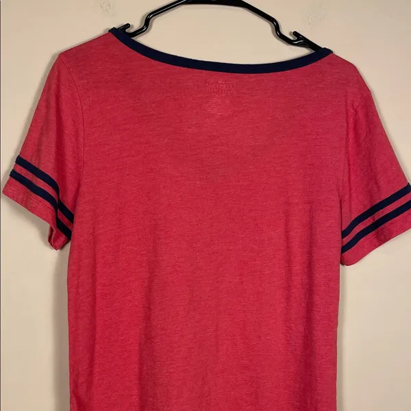 5th & Ocean Women’s MLB Cardinals Baseball Graphic Print Red Short Sleeve Shirt - Image 6