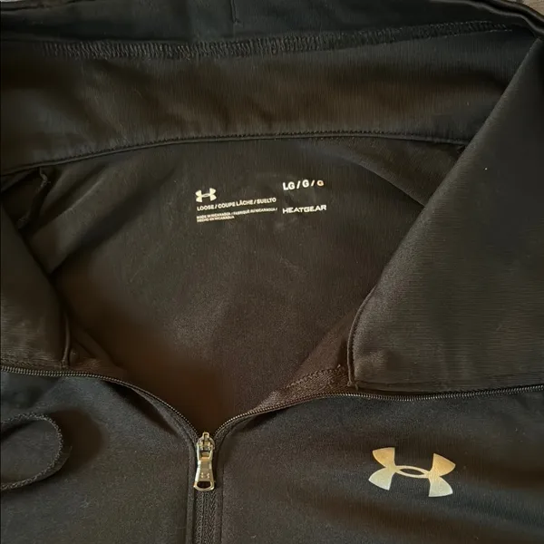 Under Armour Black Zip-Up Jacket - Image 2