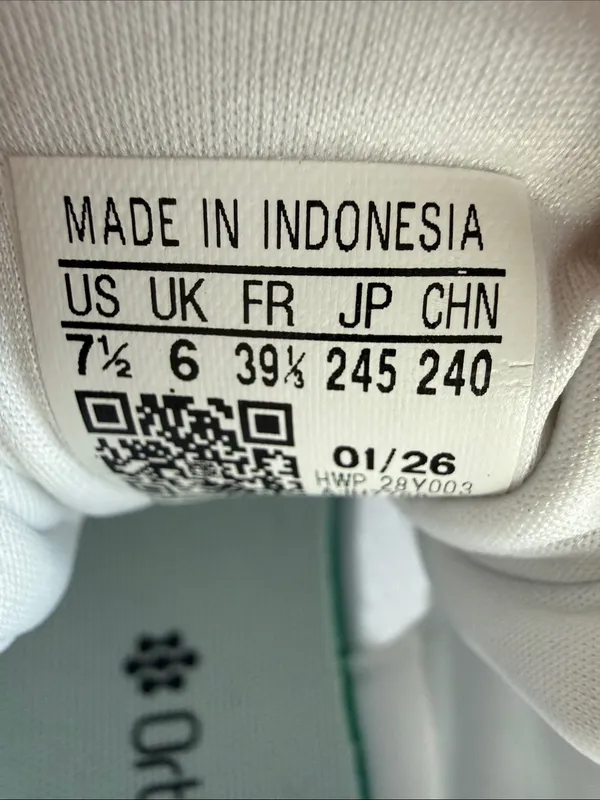 adidas Ortholite White Mesh Lace-Up Sneakers - Image 7
