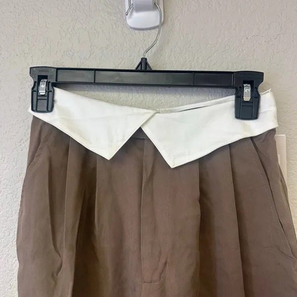 Reformation Stevie High Rise Pant Beige Taupe NWT 0P - Image 2