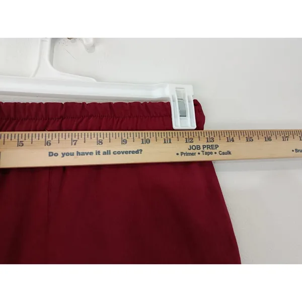 Faden Women’s Cargo Jogger Pants Burgundy Size Medium - Image 7