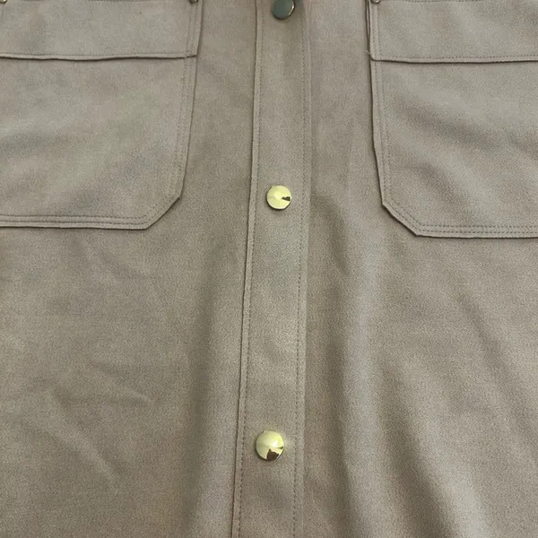 Zara Pink Utility Jacket with Crew Neckline NWOT LARGE - Image 5