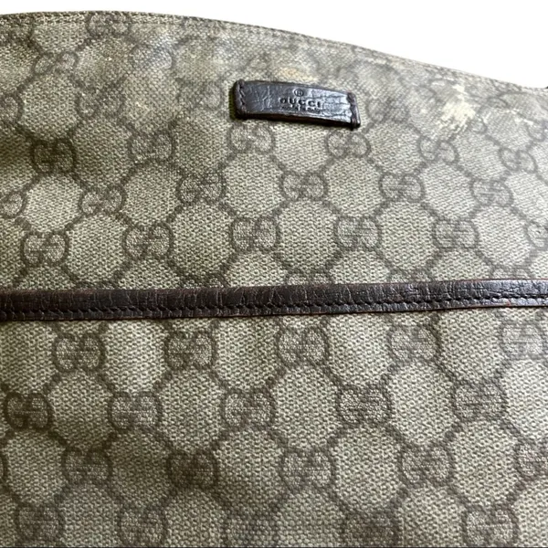 Gucci GG Coated Canvas Shoulder Crossbody Bag Purse - Image 11